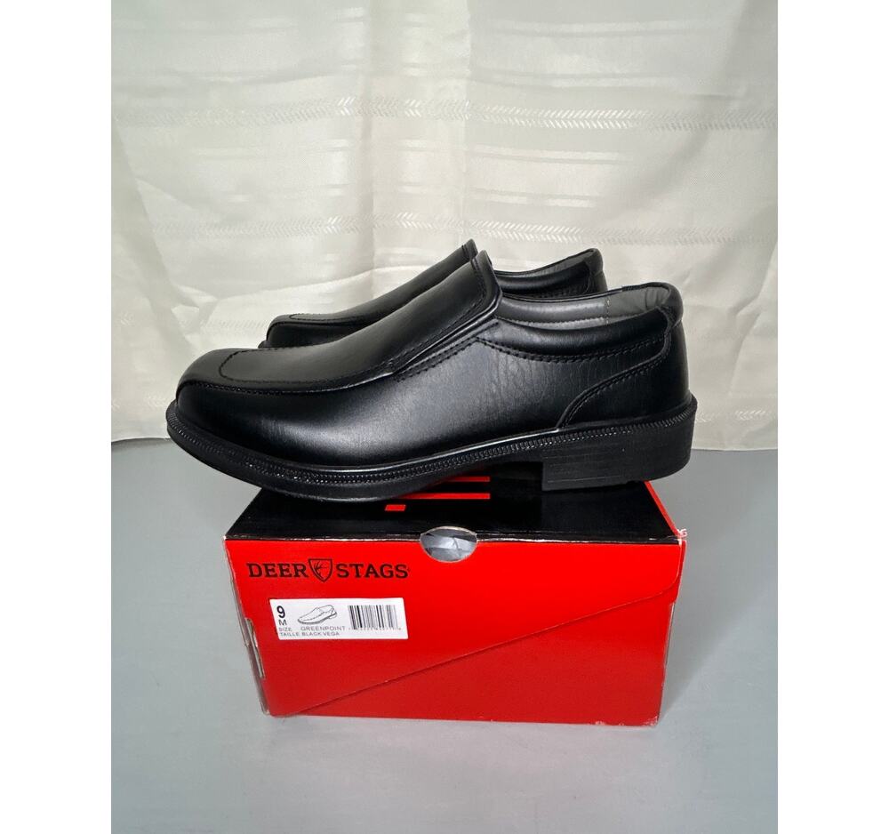 Deer Stags Greenpoint Men's Dress Comfort Slip-On Loafer Black Size 9 M
